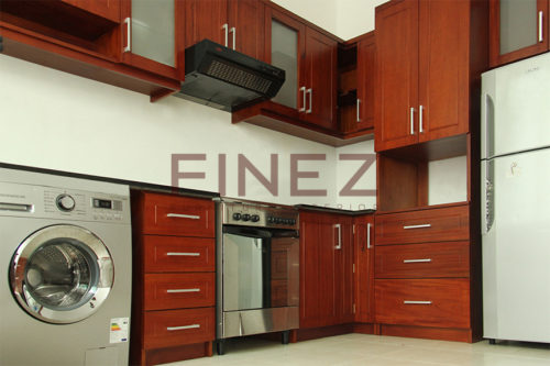 Close Up of Upper Cupboards & Lower Cupboards of Bowen Pantry by Finez